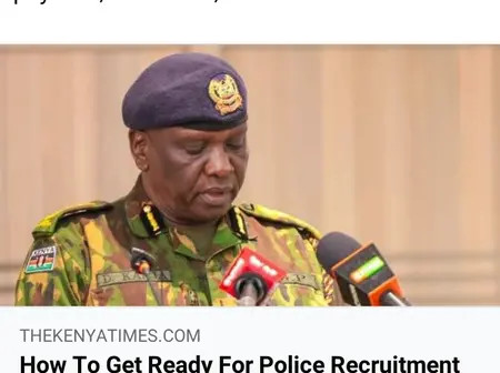 Preparing for Life at a Police Recruitment Training Centre in Kenya