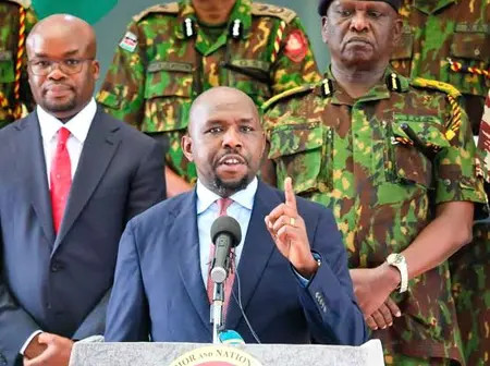 CS Murkomen Directs All Chiefs in Mandera Be Fully Armed With Guns & Bullets