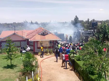 Bungoma Woman Left On The Cold as Mourners Set Her House Ablaze in Disturbing Ritual For Slain Man