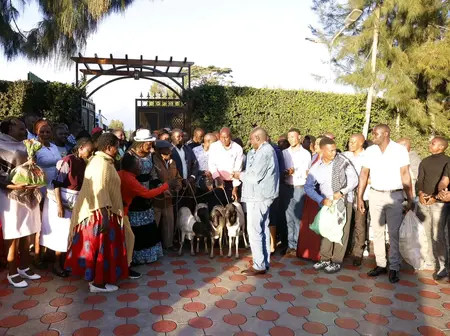 Gachagua Gifted Dorper Sheep By Kirinyaga Youth Leaders During Courtesy Call