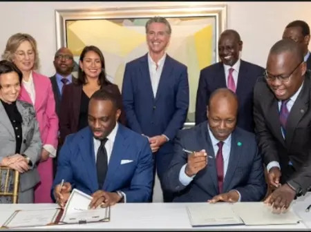 President Ruto Witnesses Signing of Economic Partnership Between Kenya and California