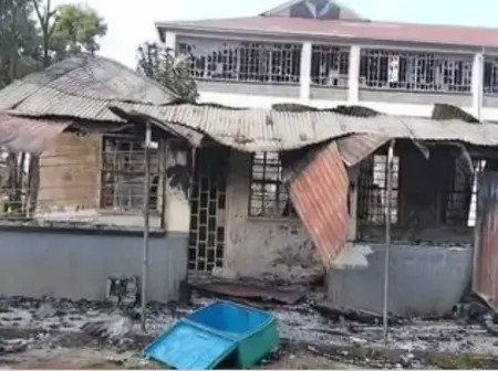Litein High Student Set Fire to School after Being Denied Chance to Watch Arsenal vs Manchester City