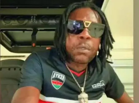 Vybz Kartel stirs reactions among Kenyans by wearing a Kenyan jersey saying He is a Kenyan