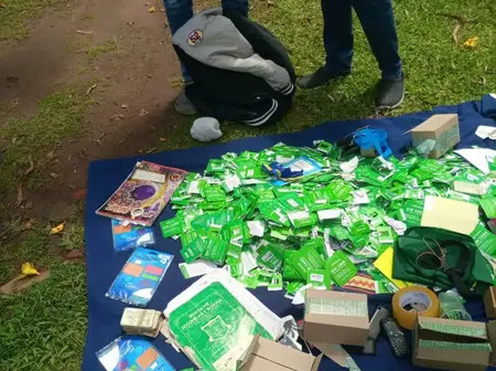 DCI Recover Thousands of SIM Cards In Mumias East M-Pesa Scam Bust