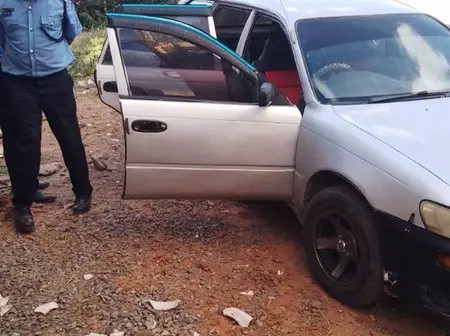 Relief As Police Recover Vehicle Stolen in Mwihoko - PHOTOS