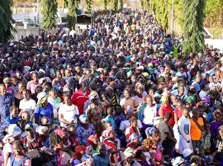 Approximately 10k Neighbours Throng Kindiki's Irunduni Residence For Lunch (Photos)