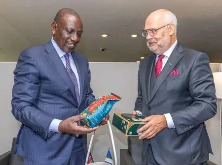President William Ruto Holds Bilateral Talks With Estonia President Alar Karis In New York