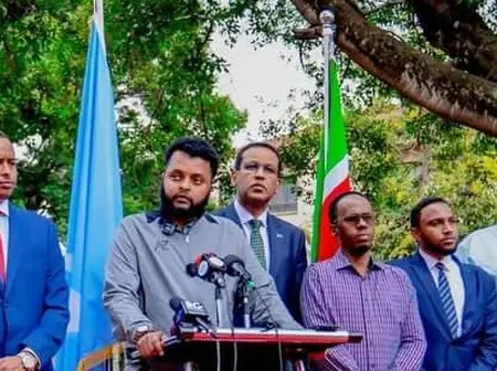 Somalia Ambassador's Apology Marred by Upside-Down Kenyan Flag