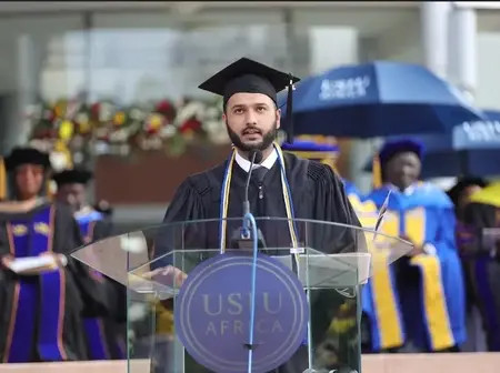 Ronak Solanki Fulfills Dream with Top Honors at USIU Africa Graduation