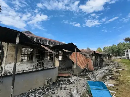 Photos: A Sea of Destruction At Litein Boys High School in Kericho