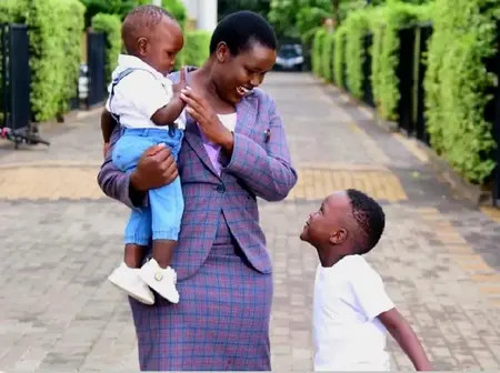 UDA MP Cynthia Muge Shows Off Her Elegant Home With Cabros While Bonding With Her Sons