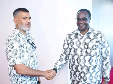 Governor Nassir Joins CS Julius Migosi At Mombasa Maritime Fair Launch