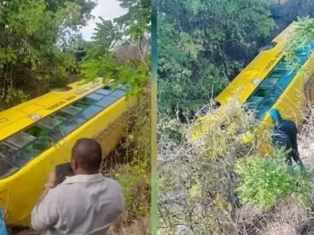 Tragedy as Several Injured After School Bus Rolls Over in Machakos