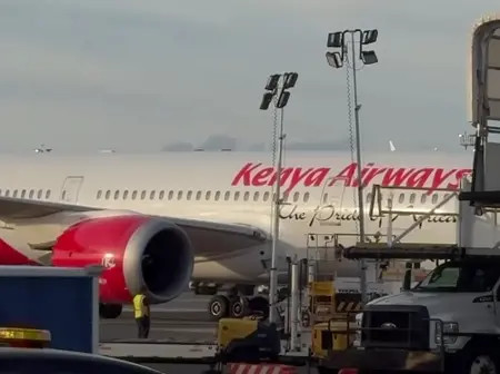 PHOTOS: President William Ruto Uses Kenya Airways Plane To Travel To USA As UNGA 80 Kicks Off