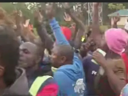 Chaos As Kisii Residents Yield Arrows And Stones After Area MP Was Roughed By Youths At An Event